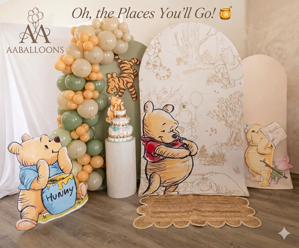 Baby shower balloon decoration by AABallons